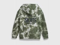 Толстовка с эффектом тай-дай для мальчиков, Зеленый