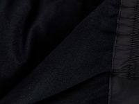 Утепленные брюки широкого кроя с утяжниками по низу