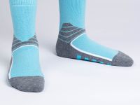 Термоноски трикотажные для девочек (низкие махровые)