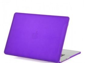 Чехол BTA-Workshop для Apple MacBook Pro 15 with Touch Bar Late (2016) матовый (прозрачно-фиолетовый)