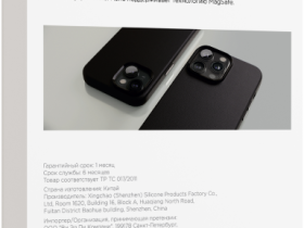 Клип-кейс VLP Ecopelleс MagSafe для Apple iPhone 15 Pro Чёрный