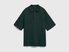 Поло свободного силуэта, Зеленый