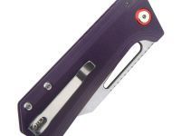 Складной нож CJRB Ruffian, сталь AR-RPM9, рукоять G10, фиолетовый