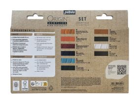 Набор акрила Pebeo "ORIGIN" Set Essentials, матовый, 10 цв. х 60 мл