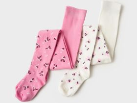 Колготки трикотажные для девочек, 2 пары в комплекте