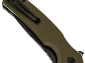 Складной нож Mr.Blade Hellcat Mini blackwash, сталь VG-10, рукоять Olive G10