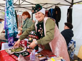 Мастерицы из Нижнекамска представили уникальные изделия на Сабантуе в Якутске