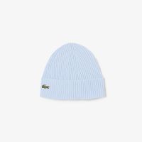 Шапка-бини Lacoste унисекс в рубчик