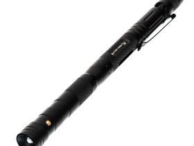 Тактическая ручка для выживания  с фонариком 11 в 1, розовая