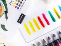 Набор витражных красок Малевичъ, 12 цветов по 10 мл