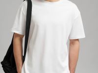 Футболка свободного кроя из трикотажа интерлок