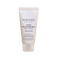 Глиняная маска для сияния кожи Mary&May Lemon Niacinamide Glow Wash Off Pack 30 г