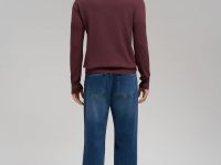 Джемпер прямого кроя из хлопка