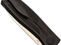 Складной автоматический нож Steelclaw Карма-1, сталь D2, рукоять алюминий, чёрный