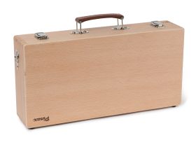 Ящик художника Pinax SB-22 с алюм. органайзером, складной палитрой и плечевым ремнем, бук