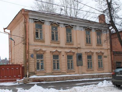 Дом, где в 1887 г. жил Ленин В.И.