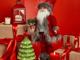 Свеча Fiamma классическая, красная II