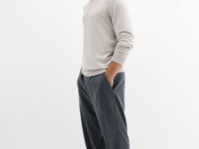 Базовый вязаный джемпер, Бежевый