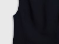 Платье мини без рукавов, Черный