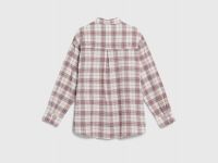Рубашка из жатого хлопка для девочек, Бежевый