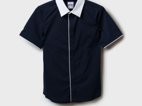 Рубашка текстильная для мальчиков (slim fit)