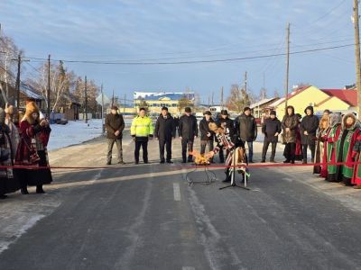 В якутском селе Октемцы открыли две отремонтированные улицы