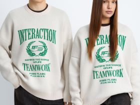 Вязаный джемпер с принтом из коллаборации с maneken