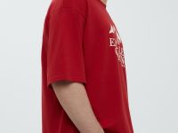 Футболка из хлопка с принтом