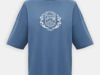 Футболка свободного кроя с принтом