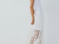 Кружевная юбка, Белый
