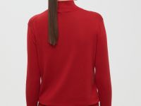 Джемпер с воротником-стойкой