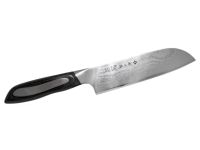 Нож Сантоку Tojiro Flash, FF-SA180, сталь VG-10, чёрный, в картонной коробке