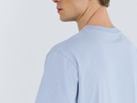 Футболка с принтом, Голубой