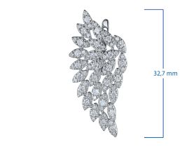 Серьги из белого золота э4712сг07190050