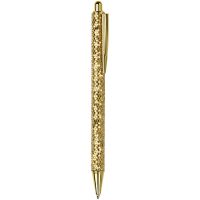 Ручка шариковая автоматическая MESHU "Gold shimmer" 1,0 мм, синяя