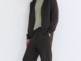 Трикотажные джоггеры, Коричневый