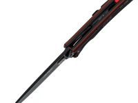 Складной нож НОКС Майор, сталь VG10, рукоять G10, черно-красный