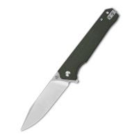 Складной нож QSP Mamba V2, сталь D2, рукоять микарта, зеленый