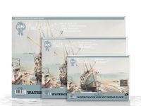 Скетчбук-склейка для акварели Paul Rubens "Лодка" 135х195 мм 20 л 300 г, среднезернистая