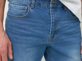 Узкие джинсы, Синий