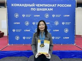 Шашистки из Якутии завоевали золото на чемпионате России