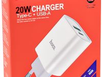 Зарядное устройство Hoco C80A Rapido USB/USB-C 20 Вт Белое