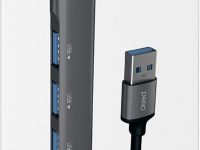 USB-хаб Pero MH01 USB / USB Серый