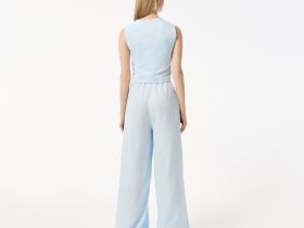 Женские прямые спортивные брюки Lacoste свободного кроя