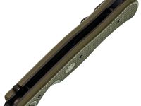 Складной нож Офицерский-С, сталь D2, рукоять пластик, зелёный