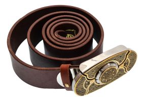 Ремень-нож Квадро Keeperbelt, латунь