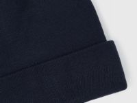 Шапка с отворотом, Синий