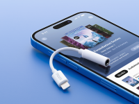 Адаптер Deppa (72404) Lightning/Jack 3.5mm (белый)