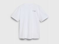 Футболка с текстовым принтом, Белый