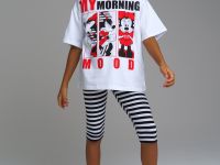 Пижама: футболка и леггинсы для девочки Disney